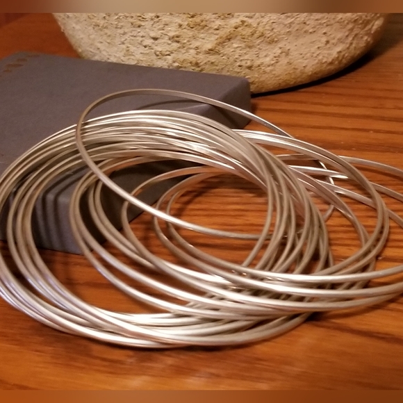 Silpada Sterling Silver 21-Bangle Bracelet - Picture 8 of 12